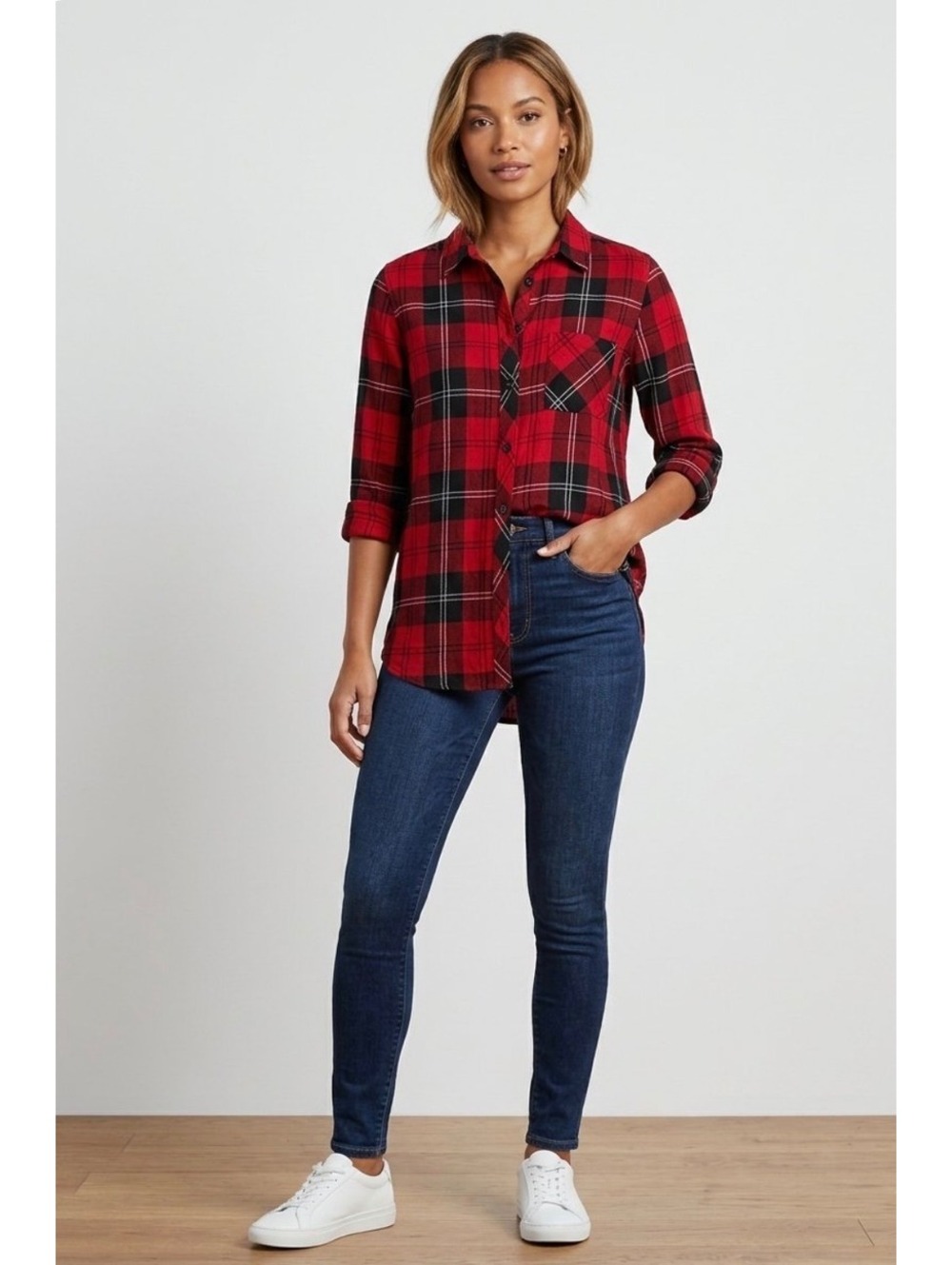 Rails Hunter Plaid Button Up Shirt Women’s Size S